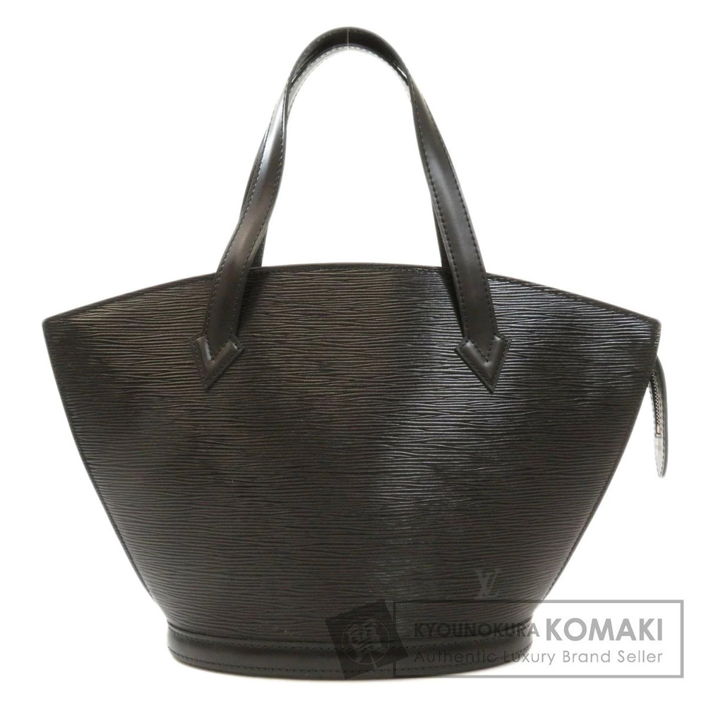 Louis Vuitton Saint Jacques Top Handle Bag Epi Leather Black Brown